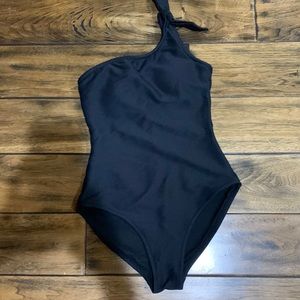 Swim Suit -black one piece, great condition!